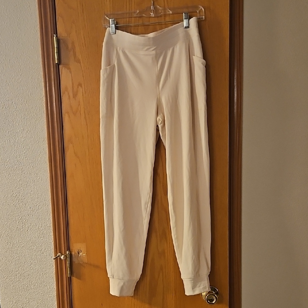 Fabletics Cream Joggers